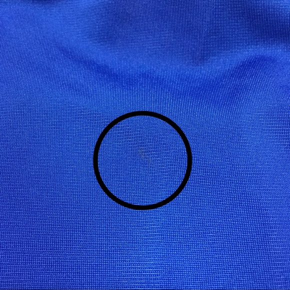 Adidas track jacket kids size 6 blue white 3 stripe full zip - Picture 5 of 9